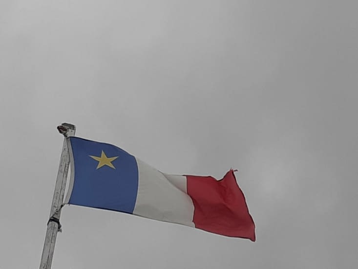 Le drapeau acadien