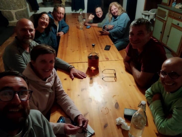 après les difficultés du chemin,  la fatigue et les pleurs,  le réconfort !🤩