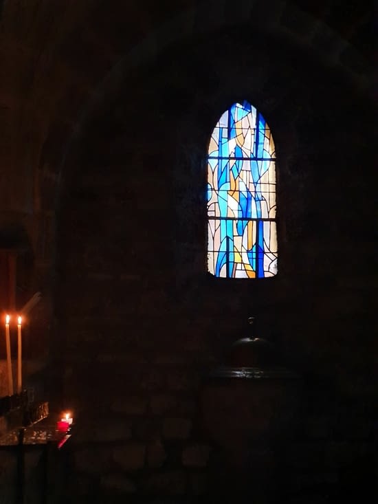 autre beau vitrail église St Privat d Allier