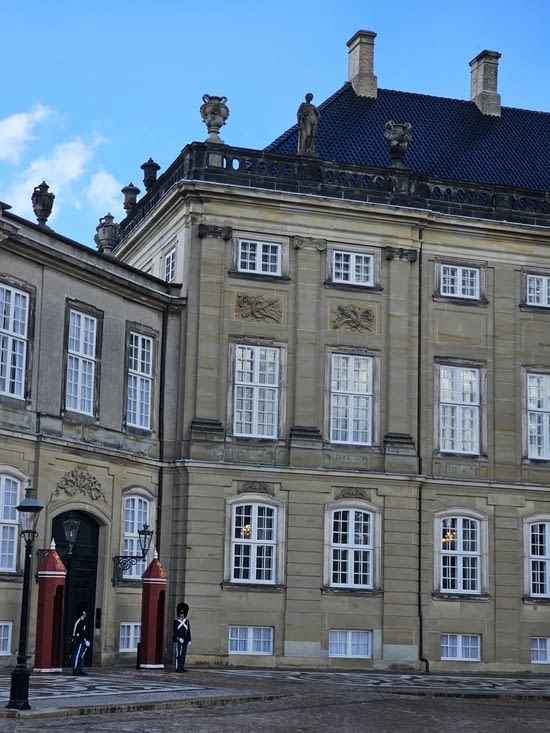 Le palais Amalienborg , palais de la reine