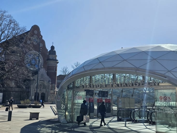 Arrêt à la gare Triangeln