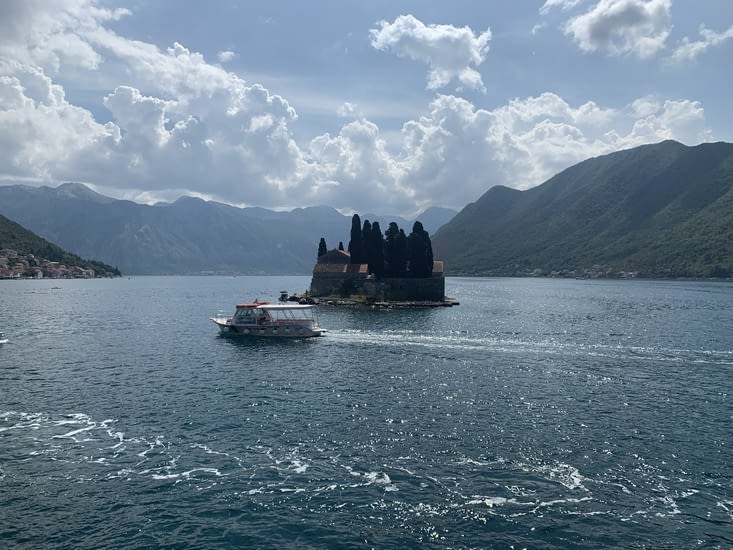 Vue de l'isle depuis le bateau