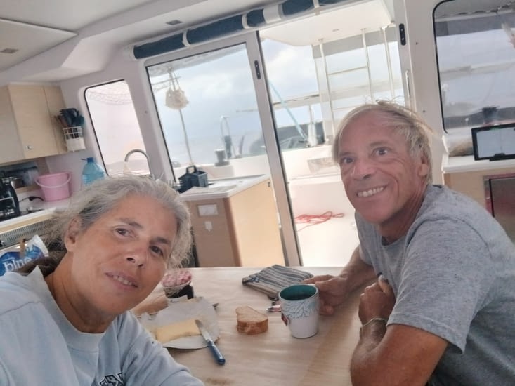 A bord tout est sur tapis anti-glisse