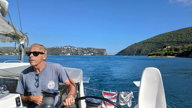 Un capitaine très concentré, un brin nerveux ...