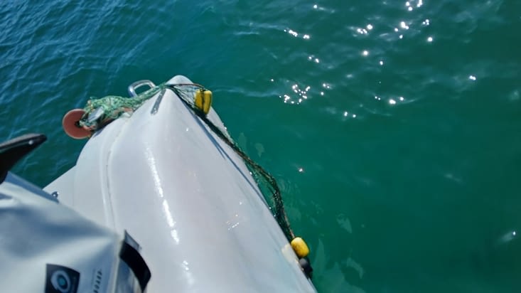 Navigation avec filet
