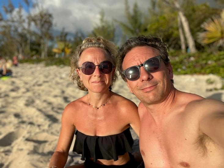 Coups de soleil à la plage