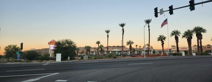 Arrivée sur Las Vegas