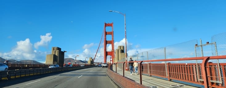 Le fameux Golden Gate Bridge !