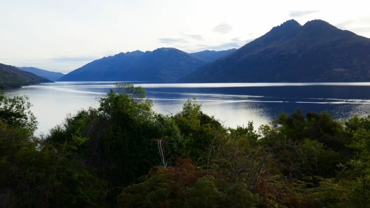 Avec vue sur le lac Wakatipu