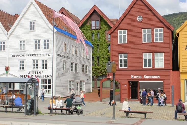 Maisons en bois de Bergen
