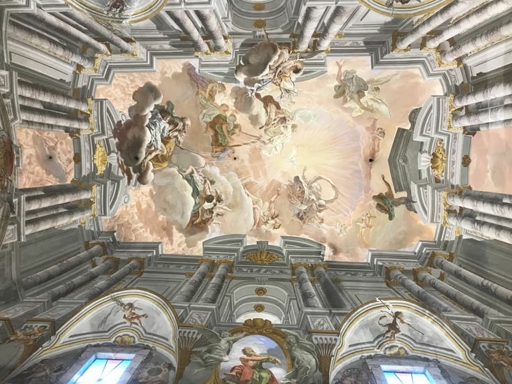 Plafond de l’église de San Giovanni Battista