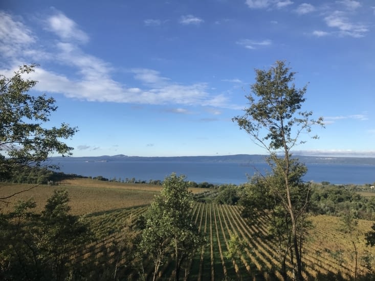 Vue sur le lac de Bolsena