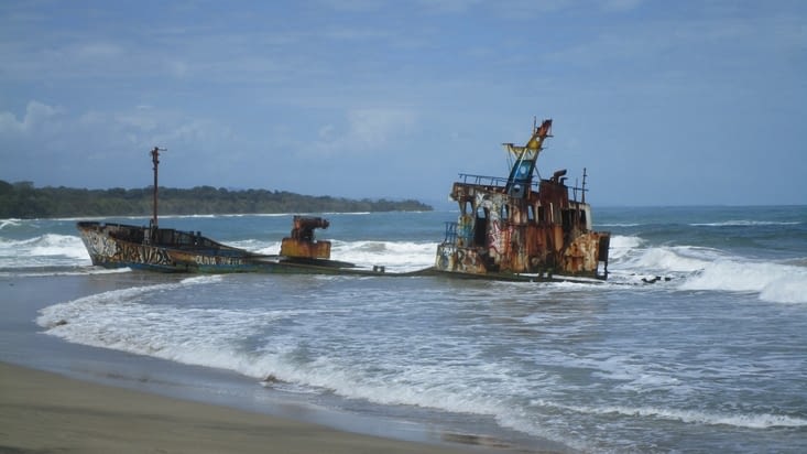 Épave sur la plage de Manzanillo