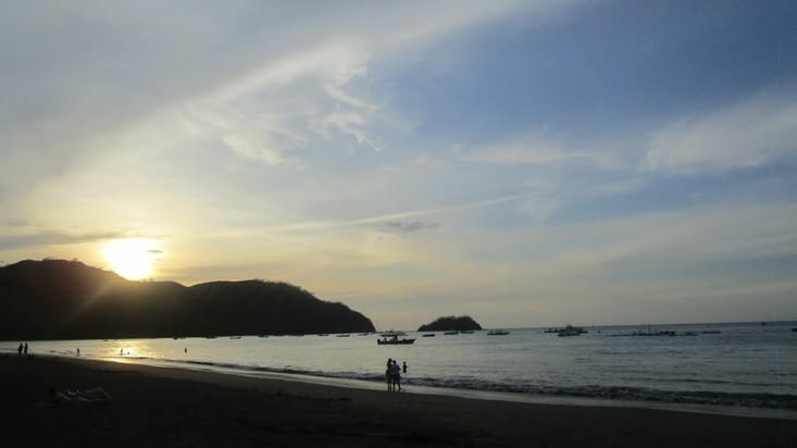 Coucher de soleil de Playas del Coco