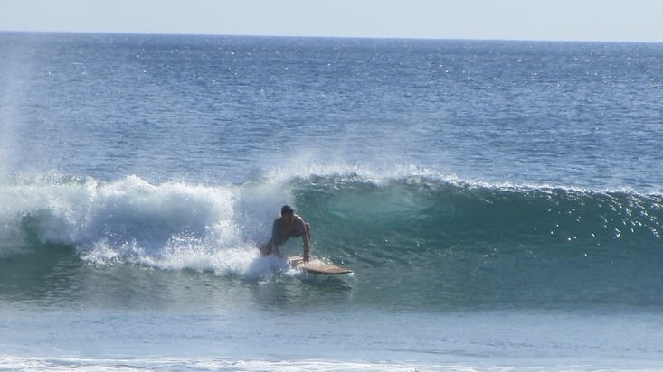 Plage prisé par les surfer (playa Maderas)
