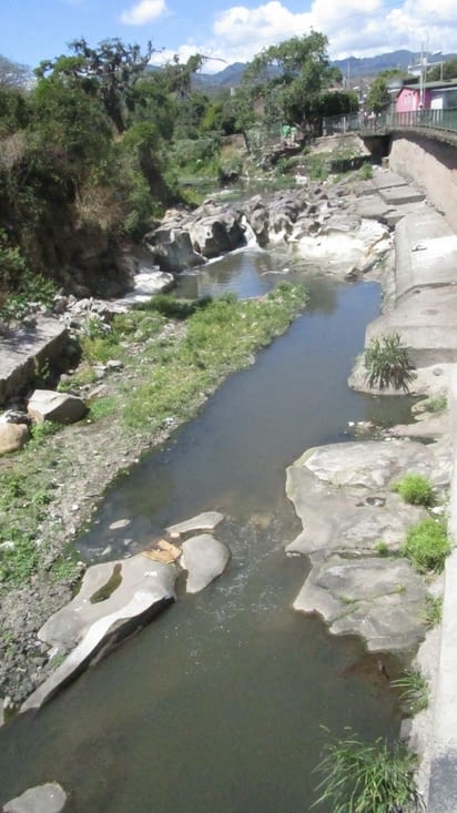 Rivière dans la ville de Matagalpa