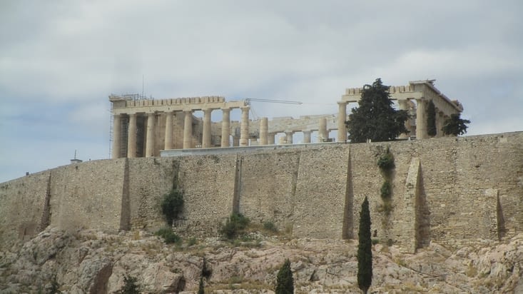 Acropolis vue du musée