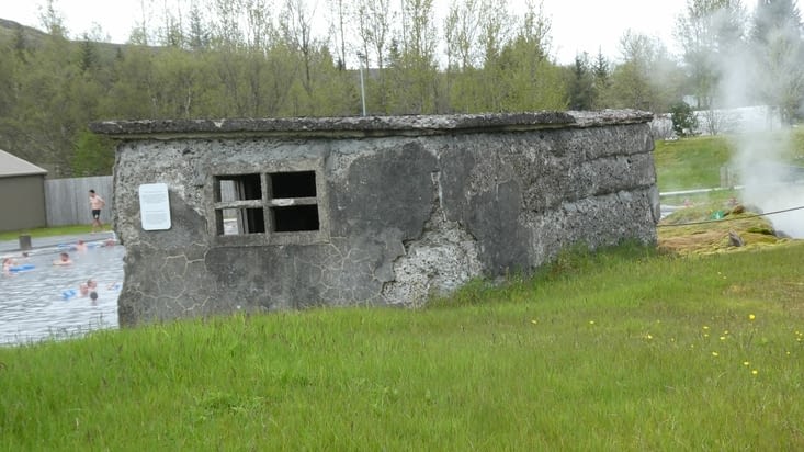 Salle de vestiaire original