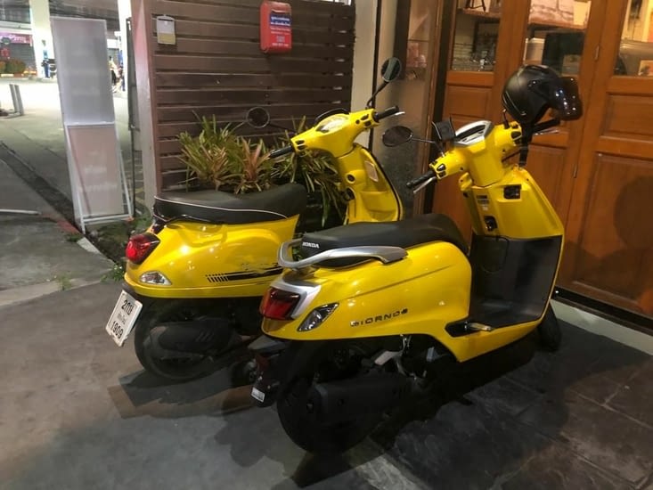 Dernier jour avec mon yellow scooter