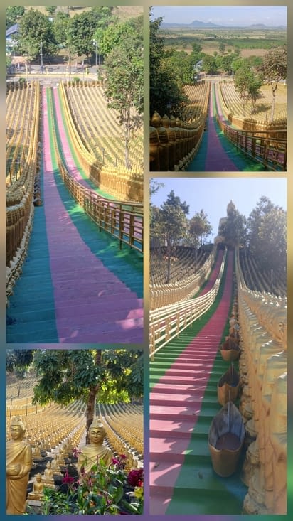 Du bas mais aussi du haut.. 230 marches