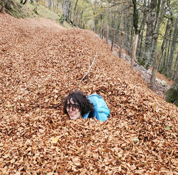 et on tombe dans un trou de feuilles
