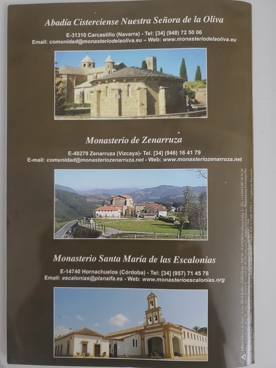 les monastère cistércien en Espagne