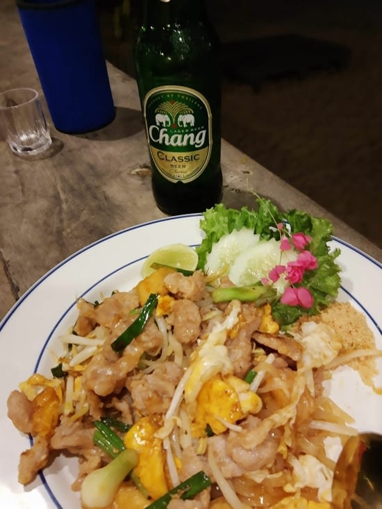 Pad thaï - bière et dodo