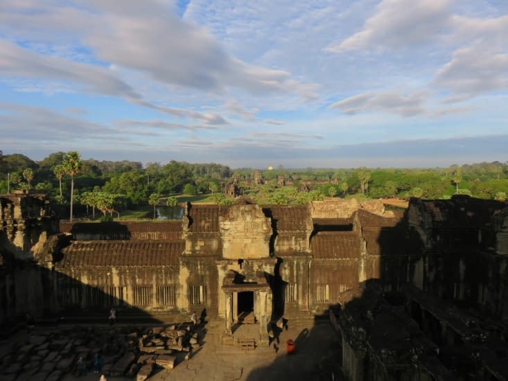 Photo depuis la tour principale d'Angkor Wat