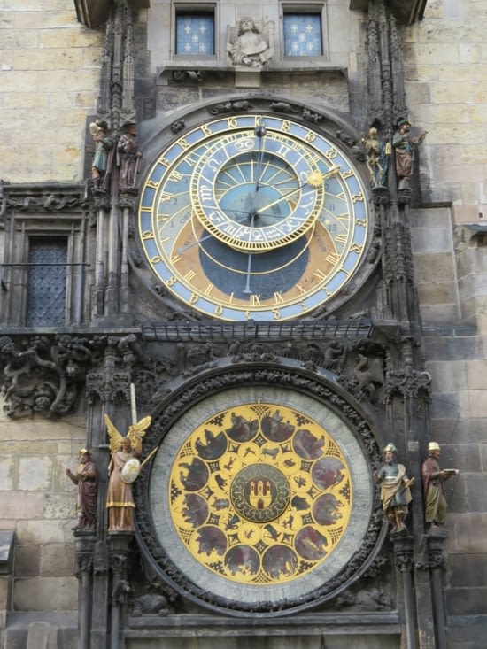 L'horloge astronomique avec ses douze apôtres