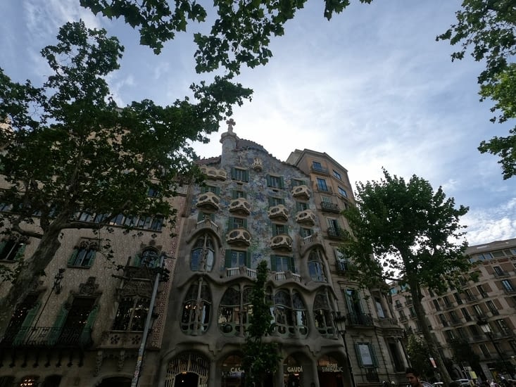 Casa Batllo - créé par l’architecte Antoni Gaudi