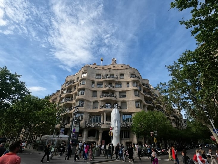 Casa Milà - une autre oeuvre de Gaudi
