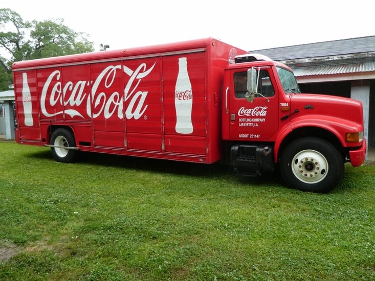 L'emblématique camion Coca-Cola