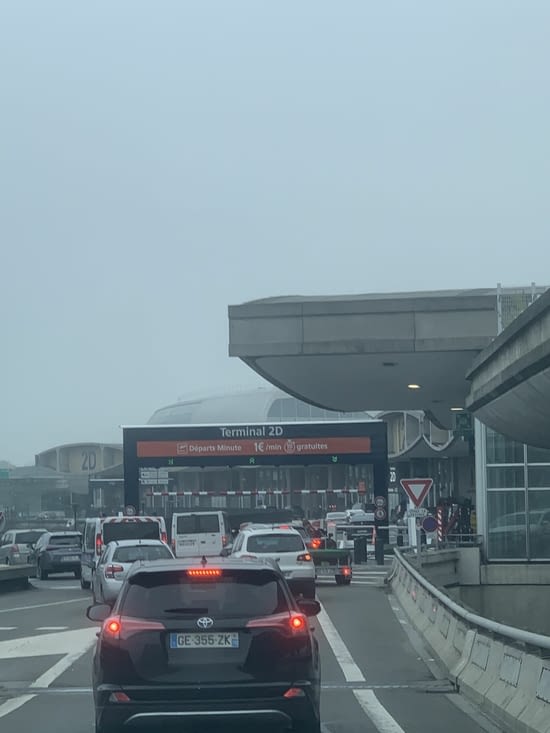 Arrivée à Roissy
