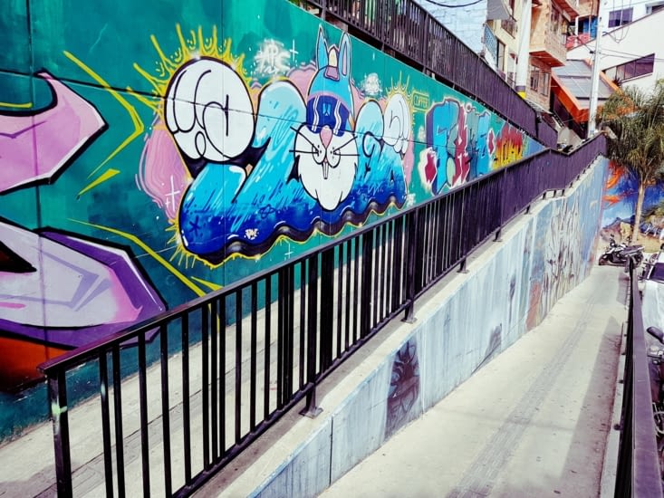 Comuna 13 et ses graffitis