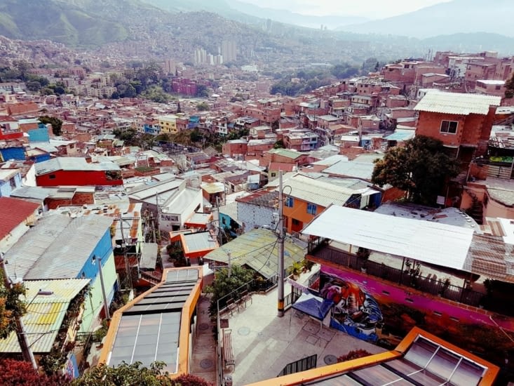 Medellin et ses montagnes
