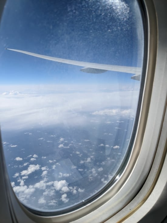 Au dessus du Pacifique