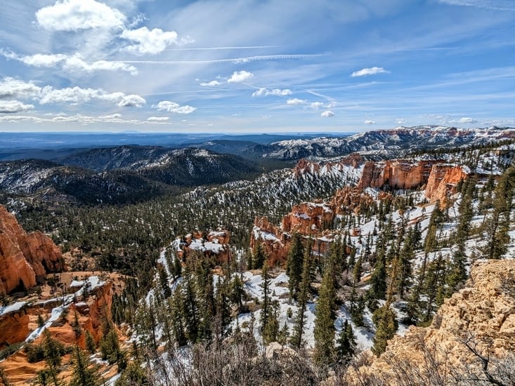 Far View Point, moins minéral et plus de végétation ici