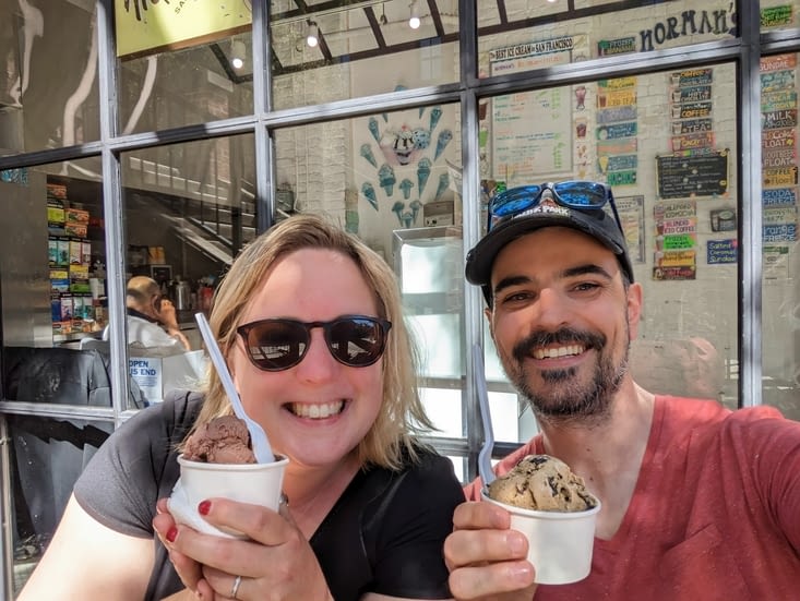 J'ai pris rhum raisin, ça aurait bien plu à ma mère et belle mère