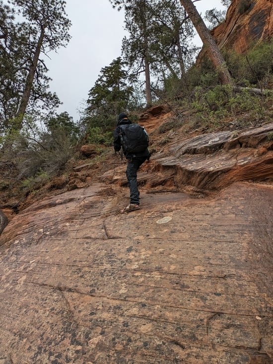 Teddy nous fait une descente avec sa corde 😂