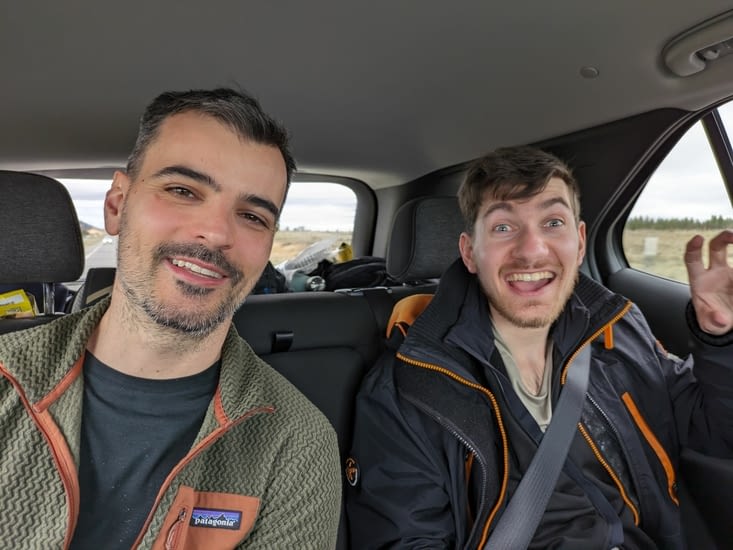 Grosse ambiance dans la voiture !