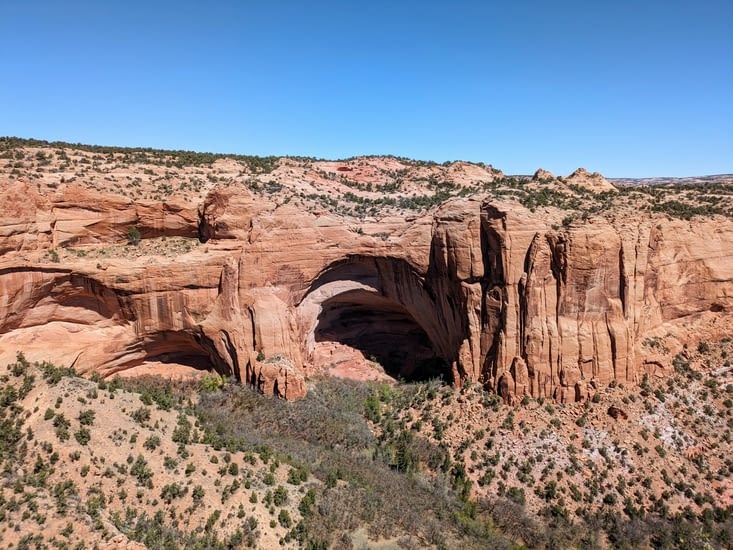 Point de vue sur les ruines