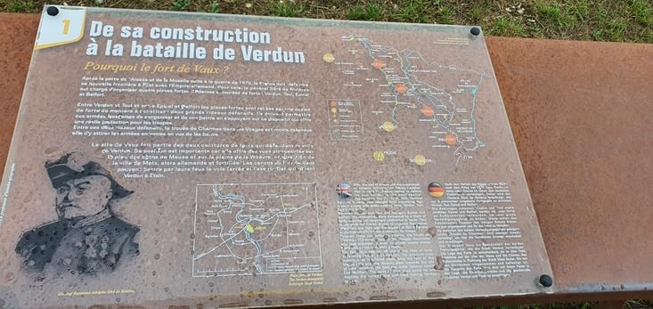 Explication de la construction du Fort de Vaux