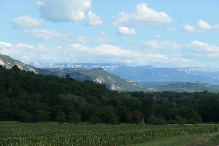 Vue à l'endroit de rencontre du motard 2