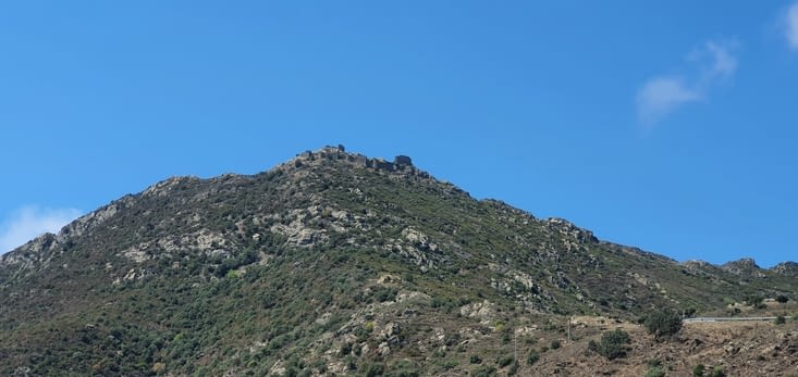 Vue du Castell de Sant Salvador de Verdera
