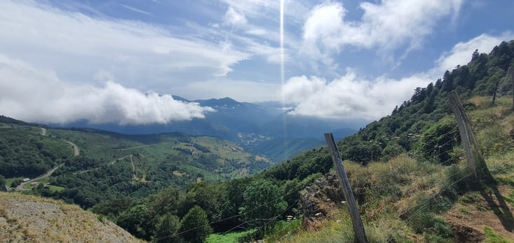 La vue depuis le col d'Aspin 2