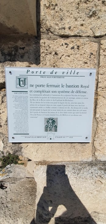 Explication concernant la Porte du Bastion Royal