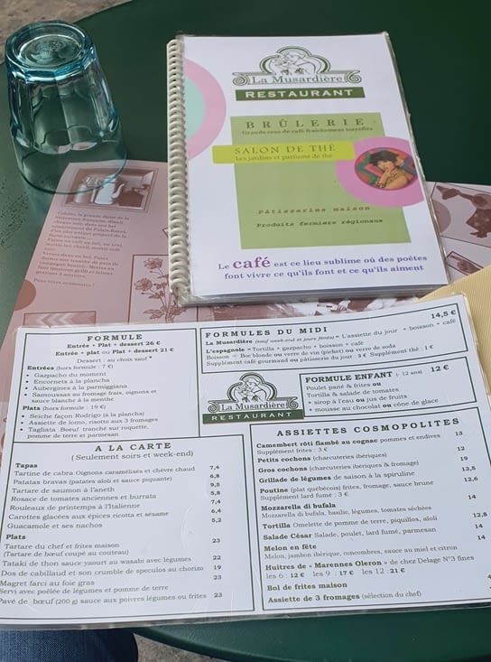 La carte...tout court 😁