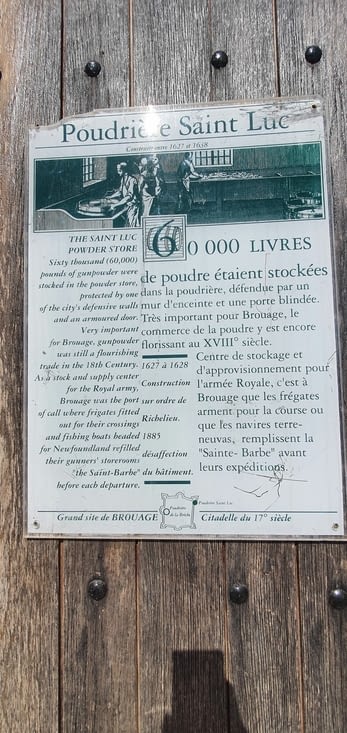 Poudrière Saint-Luc - explication