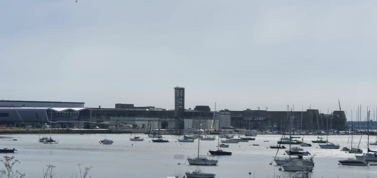 Vu du Port de la Base de Lorient