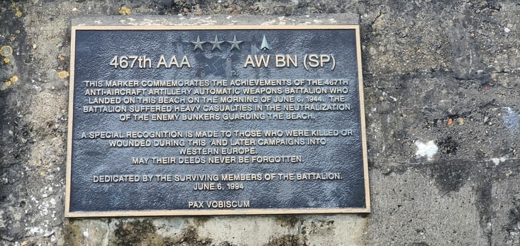 Omaha beach - Mémorial "Second Infantry Division WN65 et Blockhaus WN65 - 5
